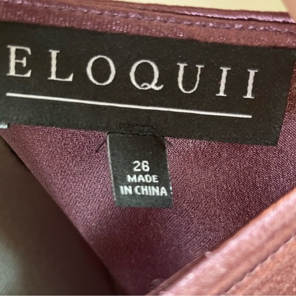Eloquii | 26 | Sleeveless Metallic Jumpsuit - Picture 5 of 6